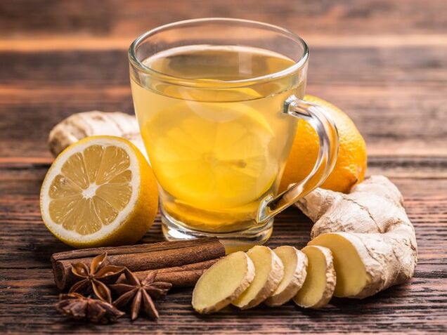 Limonlu zencefil çayı, bağışıklık sistemini ve gücü mükemmel şekilde güçlendirir